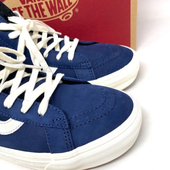 VANS SK8-Hi MTE-1 Shoes High Top Nubuck Blue Men’s Size Sneakers VN0A5HZYA07 - Picture 8 of 10
